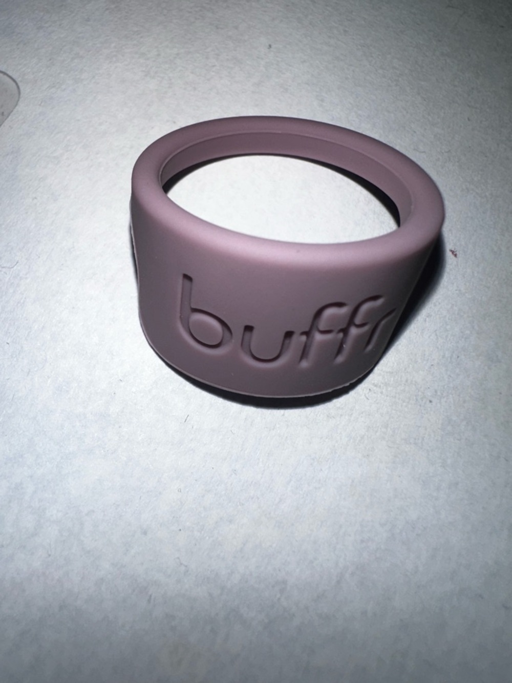 Buffr Silicone Ring in Dusty Mauve size 8